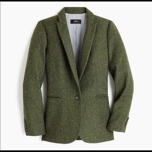 J. Crew Parker One-button Blazer in Green Tweed
